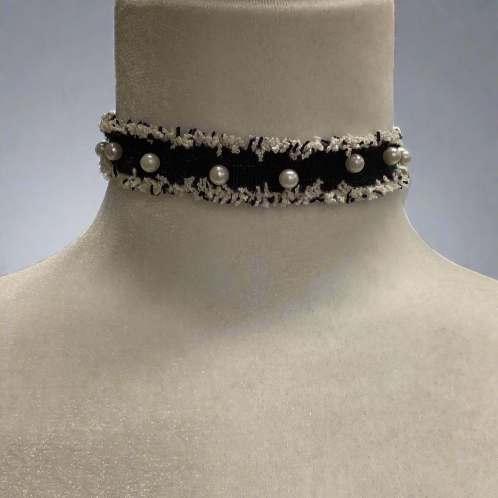 Choker with Pearl Accents