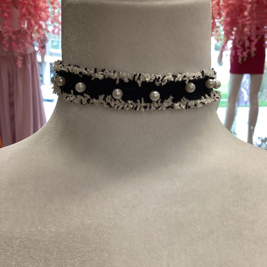 Choker with Pearl Accents