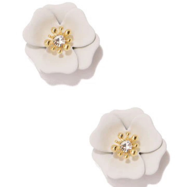 Poppy Flower Stud Earring - Marian Style Boutique