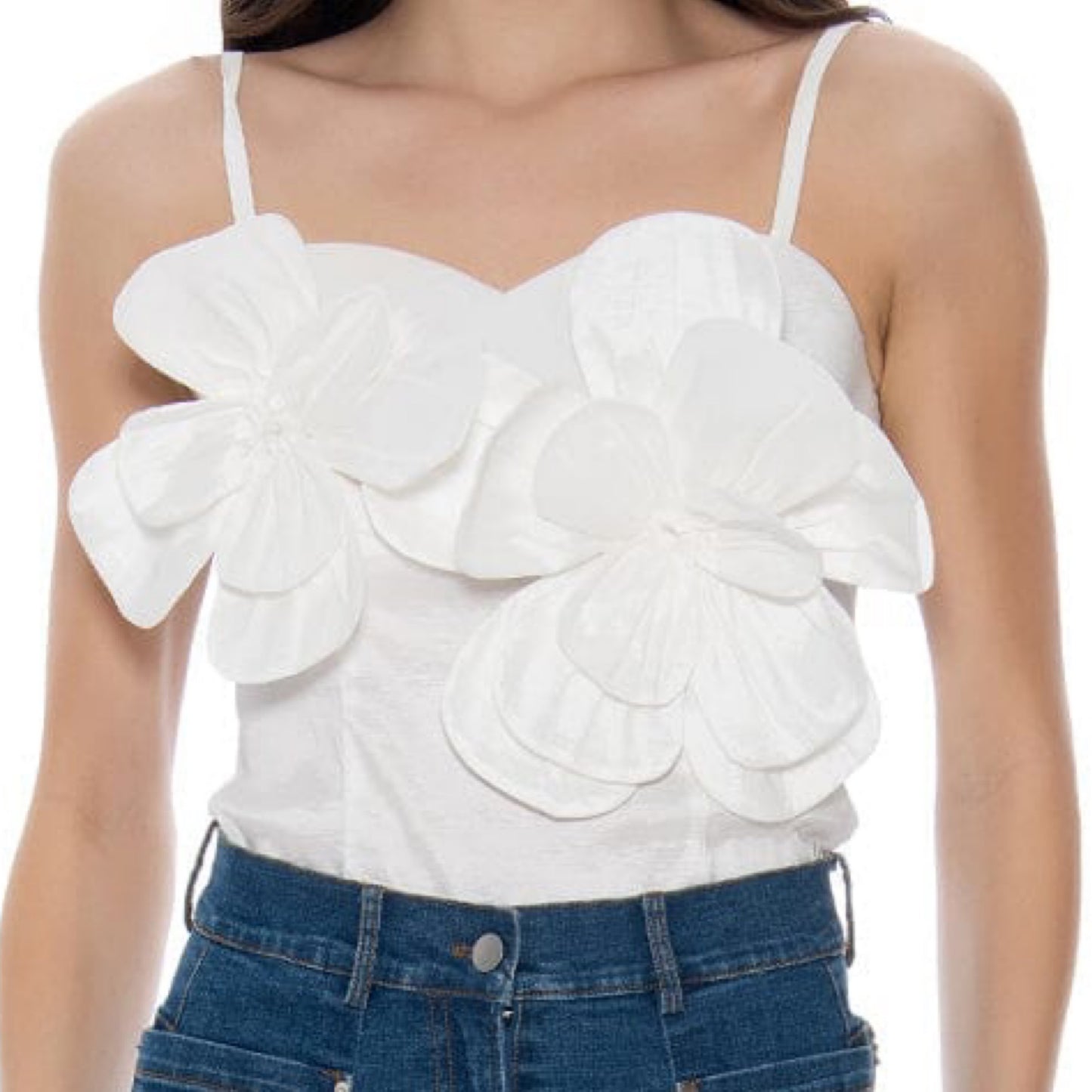 Double Big Flower Camisole