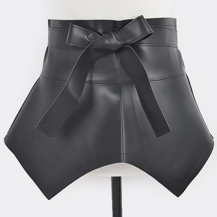 Faux Leather Skirt Belt - Marian Style Boutique