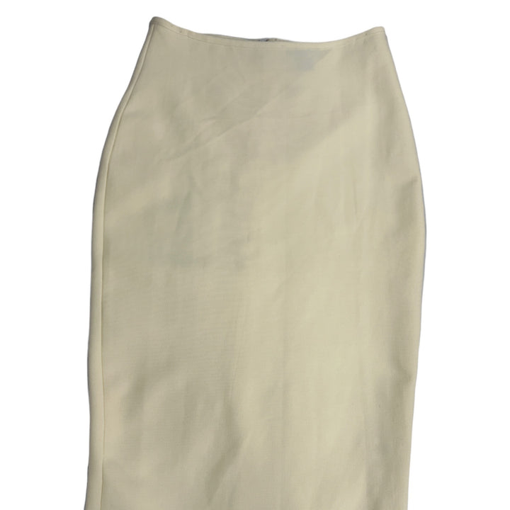 Skirt- red knee length zip up - Marian Style Boutique