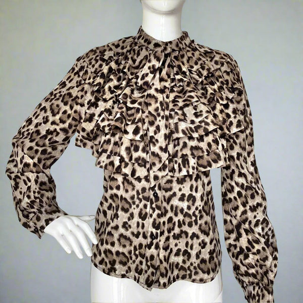 Blouses - Animal print blouses - Marian Style Boutique
