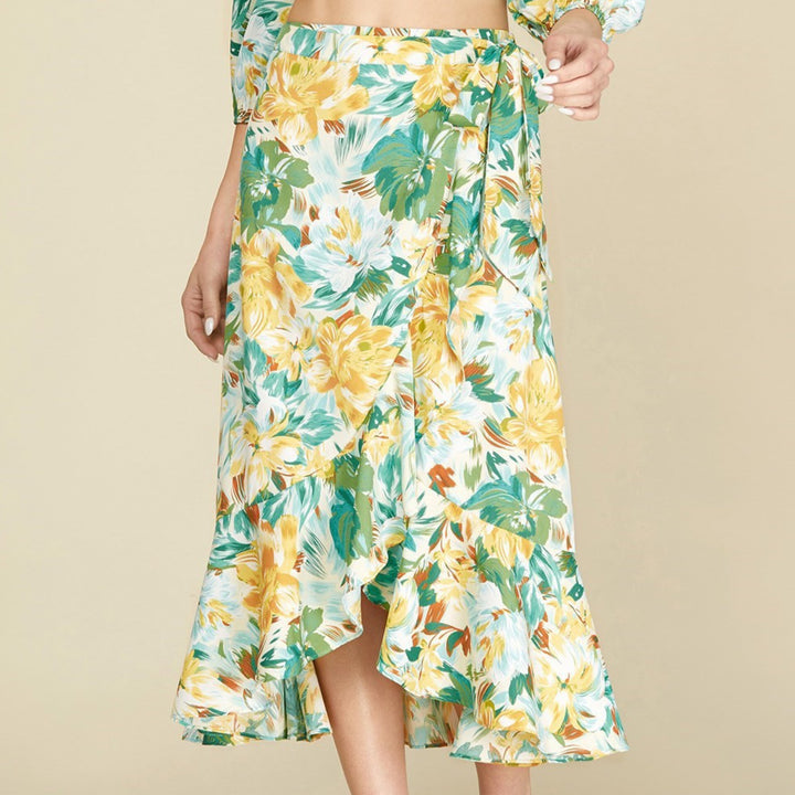 Floral printed skirt - Marian Style Boutique