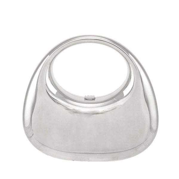 Handbags - Acrylic Half Moon Shape Transparent Rigid Bag - Marian Style Boutique
