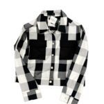 Jacket - plaid black and white flannel Jacket