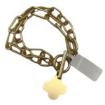 Bracelet - Gold chain with gold clover
